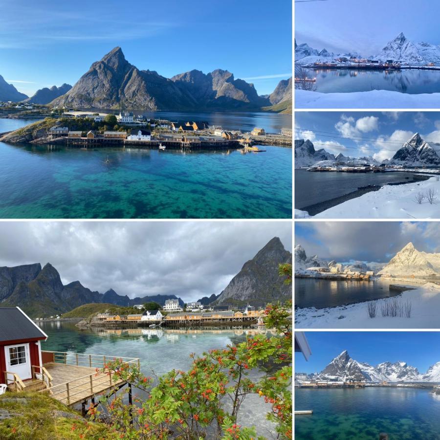 Lofoten Suite Apartments - Rostad Retro Rorbuer Reine Exterior photo